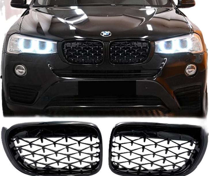 Grillen set | Nieren | BMW X3 F25 LCI / X4 F26 | 2014-2016 |, Autos : Pièces & Accessoires, Carrosserie & Tôlerie, Envoi