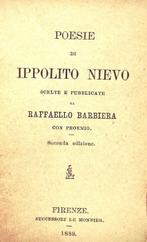 Alighieri Dante, Ippolito Nievo - Lotto di Opere di Grandi
