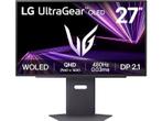 LG - QHD Gaming monitor - 27 inch - Zwart, Verzenden, In hoogte verstelbaar, Nieuw, Minder dan 1 ms