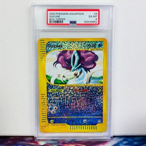 Pokémon Graded card - Suicune #8 Aquapolis Box Topper -, Hobby en Vrije tijd, Verzamelkaartspellen | Pokémon