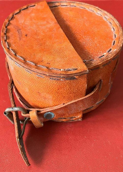 Sextant - Messing, Leder - Sextant in leren etui c T.S., Antiek en Kunst, Antiek | Overige Antiek