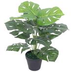 vidaXL Kunstplant met pot monstera 45 cm groen, Verzenden, Nieuw