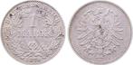 Duitsland 1 Mark 1874 H vz/st, J 009 kleiner Fleck auf de..., Verzenden