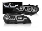 Tubelight LED DRL koplampen Black geschikt voor BMW X5 E70, Verzenden