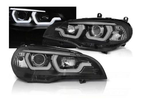 Tubelight LED DRL koplampen Black geschikt voor BMW X5 E70, Auto-onderdelen, Verlichting, Nieuw, BMW, Verzenden