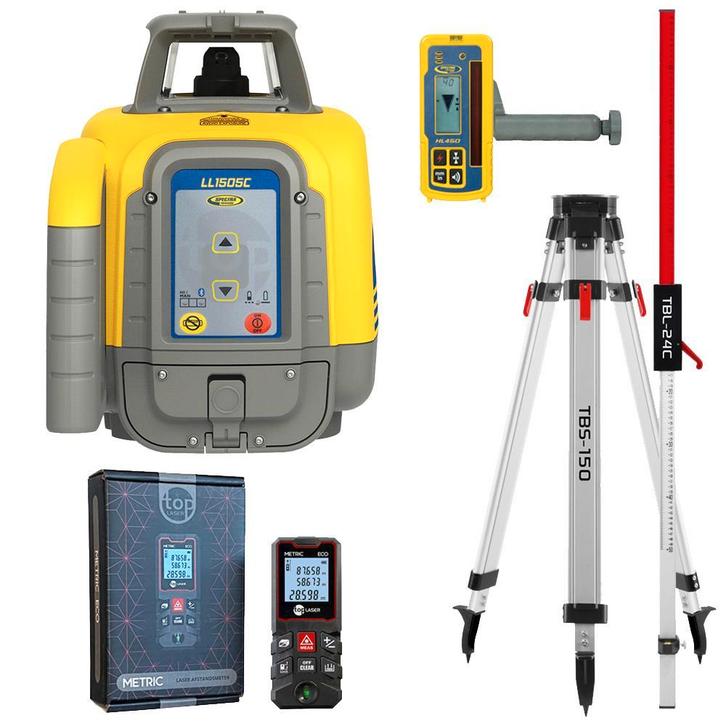 NIEUW: Spectra LL1505C Bouwlaser SET | Complete alleskunner!, Bricolage & Construction, Instruments de mesure, Enlèvement ou Envoi