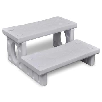 vidaXL Spatrap wit, Tuin en Terras, Verzenden, Nieuw