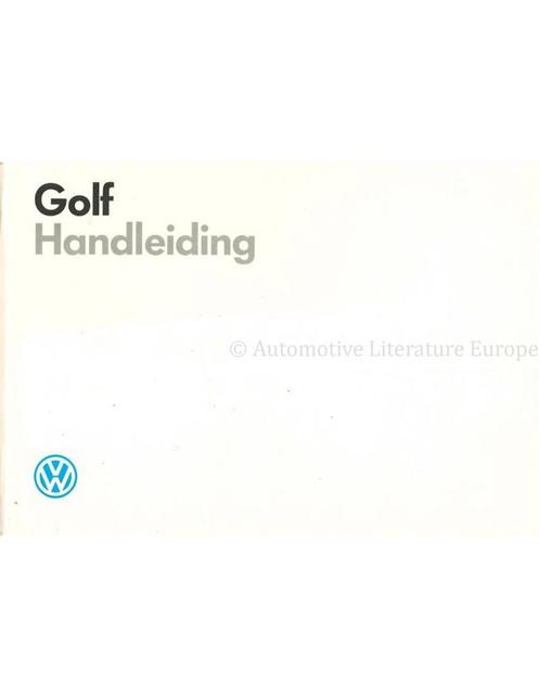 1987 VOLKSWAGEN GOLF INSTRUCTIEBOEKJE NEDERLANDS, Autos : Divers, Modes d'emploi & Notices d'utilisation