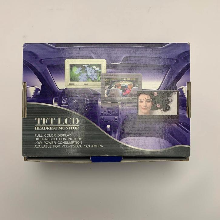 Bieden: Iris TFT LCD headrest monitor 7 inch display, Watersport en Boten, Navigatiemiddelen en Scheepselektronica, Ophalen of Verzenden