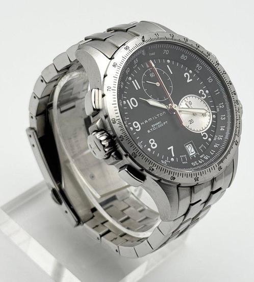 Hamilton - Khaki Aviation ETO Chronograph - Zonder, Handtassen en Accessoires, Horloges | Heren