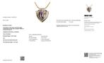 Collier avec pendentif - 18 carats Or jaune, Platine -