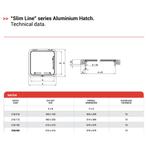 Bieden: Nemo slim line aluminium hatch 515 x 515, Watersport en Boten, Ophalen of Verzenden, Nieuw