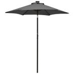 vidaXL Parasol met LED-verlichting 200x211 cm aluminium, Tuin en Terras, Verzenden, Nieuw