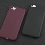 iPhone 8 Plus Ultraslim Silicone Hoesje TPU Case Cover Geel, Télécoms, Verzenden