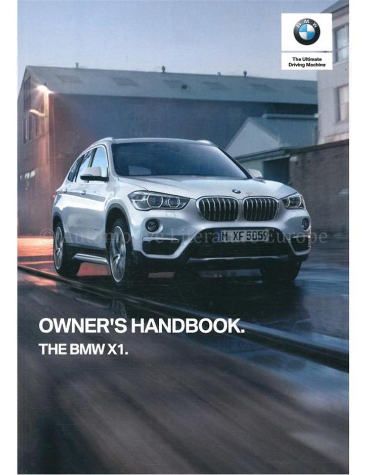 2019 BMW X1 INSTRUCTIEBOEKJE ENGELS, Auto diversen, Handleidingen en Instructieboekjes