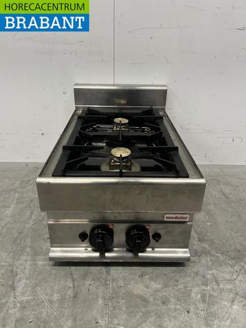 Acier inoxydable Modular 2 burner Top Stove gas cooker 40 cm, Verzenden