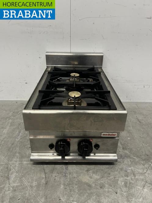 Acier inoxydable Modular 2 burner Top Stove gas cooker 40 cm, Zakelijke goederen, Horeca | Overige, Verzenden
