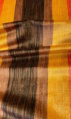 Prachtig satijnvelours met brede verticale strepen - Textiel, Antiquités & Art