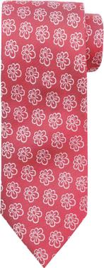 Stropdas Zijde Bloem Rood maat  Heren, Kleding | Heren, Stropdassen, Verzenden, Nieuw, Rood, Suitable
