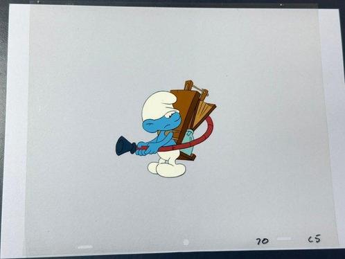 The Smurfs, 1981 - 1 Cellule danimation originale, Cd's en Dvd's, Dvd's | Tekenfilms en Animatie