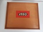 Lego - Vintage - Mooie Vintage lego houten doos met inhoud