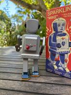 Schylling - Blikken speelgoed - Sparkling Mike Wind-Up Tin, Antiek en Kunst