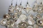 Kerstballen (40) - oude zilveren kerstballen - Glas, Nieuw