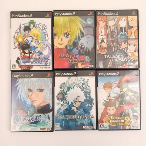 Sony - Playstation 2 (PS2) - Tales of Series - 6 Game Lot, Games en Spelcomputers, Spelcomputers | Overige Accessoires