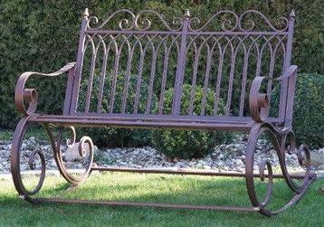 Banc de jardin - Fer - Banc pivotant beschikbaar voor biedingen