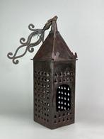 Lantaarn - Smeedijzer - geperforeerd, Antiek en Kunst
