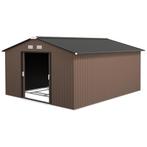 Tuinhuis - Robuust - Met schuifdeur - Lessenaarsdak - Bruin, Tuin en Terras, Ophalen of Verzenden, Nieuw