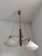 Kroonluchter - messing, hout, marmer