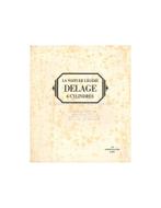 1928 DELAGE DM 6 CYLINDER BROCHURE FRANS, Ophalen of Verzenden