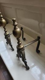 Vuurbok (2) - Messing, Gietijzer - Franse Chenets, Antiek en Kunst