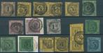 Baden 1851/1868 - zeer complete collectie van de afgesneden, Gestempeld