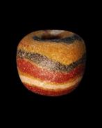 Oud-Romeins - Merovingische parel van gekleurd glas (Zonder, Antiek en Kunst