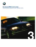 1998 3 SERIE SEDAN BROCHURE NEDERLANDS, Livres, Autos | Brochures & Magazines