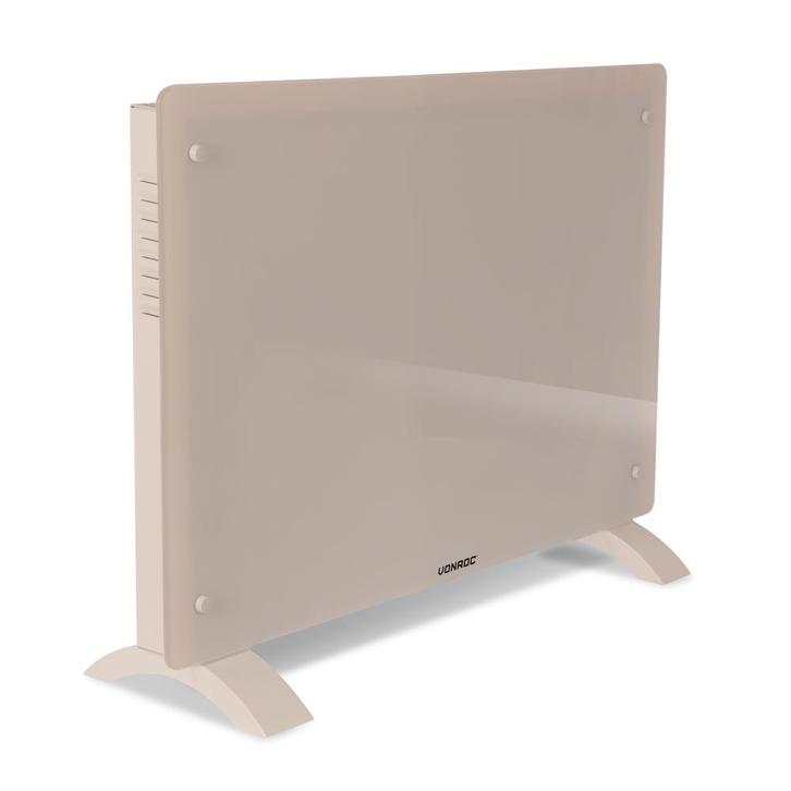 Luxe Elektrische kachel – Convector - Glazen paneel  -, Doe-het-zelf en Bouw, Verwarming en Radiatoren, Nieuw, Verzenden