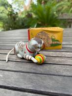 Joustra - Speelgoed - Cat Chasing Ball, Boxed - 1950-1960 -, Antiek en Kunst, Antiek | Speelgoed
