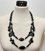 Agata Negra de Brasil en Perlas Blanca Natural / ZEER