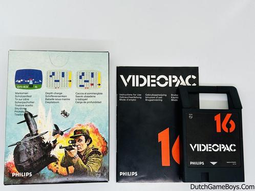 Philips VideoPac - NR 16 - Marksman / Depth Charge - Cardboa, Consoles de jeu & Jeux vidéo, Consoles de jeu | Autre, Envoi