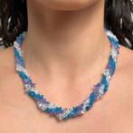 Torchon à 3 fils, coupé en chips : 1 en apatite néon, 1 en, Verzamelen