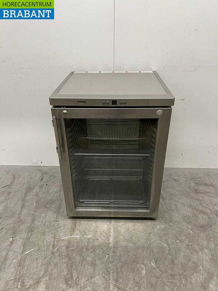 RVS Liebherr Glasdeurkoeling Koelkast Koeling 143 liter 230V, Zakelijke goederen, Horeca | Keukenapparatuur, Ophalen of Verzenden