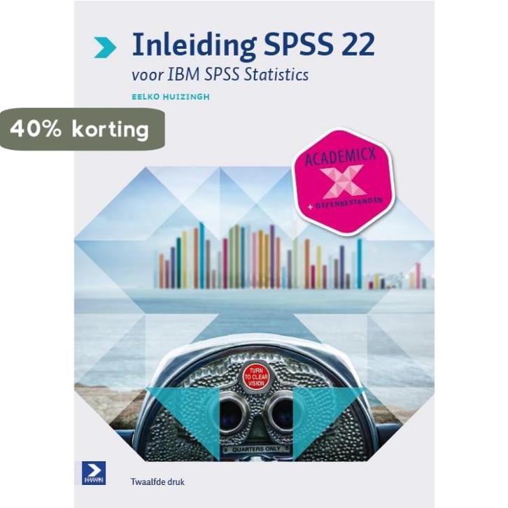 Inleiding SPSS 22 9789039528006 Eelko Huizingh, Boeken, Schoolboeken, Gelezen, Verzenden