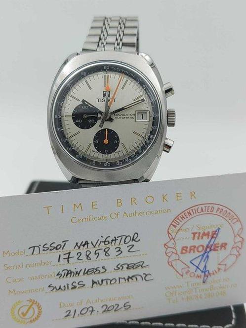 Tissot - Navigator - Zonder Minimumprijs - Heren - 1970-1979, Handtassen en Accessoires, Horloges | Heren