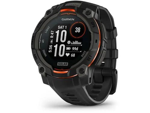 Garmin Instinct 3 - Smartwatch - Solar - 45 mm - Zwart, Huis en Inrichting, Woonaccessoires | Overige, Zo goed als nieuw, Verzenden