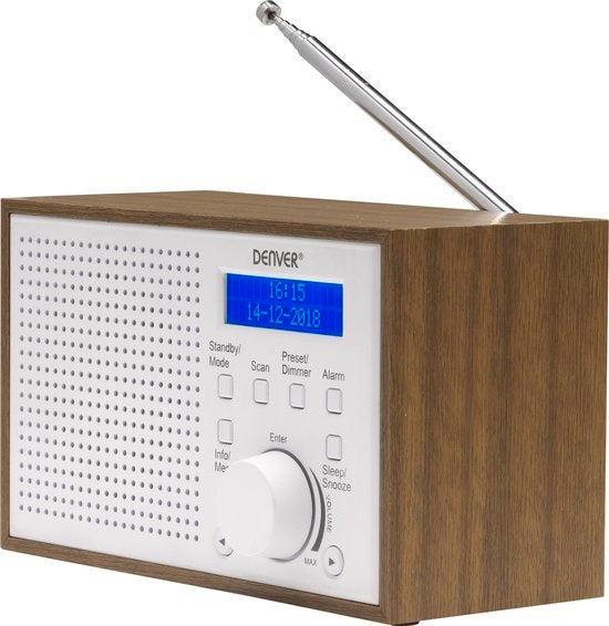 Tweedekans | Denver DAB Radio - Retro Radio - Keukenradio -, Audio, Tv en Foto, Tuners, Ophalen of Verzenden