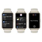 Fit 2 Smartwatch - Siliconen Bandje - 1,74 AMOLED Display -, Bijoux, Sacs & Beauté, Montres connectées, Verzenden