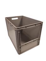 60x40x42 grijpbak grijs PP vlakke bodem Nieuw Per stuk, Zakelijke goederen, Ophalen of Verzenden