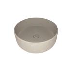 Opbouw Wastafel Sanimex Crystal Beton Rond Terrazzo Creme, Ophalen of Verzenden, Nieuw, Overige typen